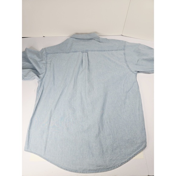 Vintage Looney Tunes‎ Shirt Mens 2XL Denim Warner Bros Bugs Daffy Cartoon 90s - Picture 10 of 12